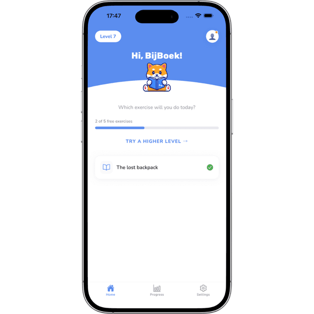 Pick up where your child left off